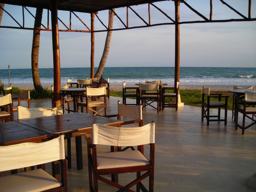 outdoor dining area found at bintan, indonesia